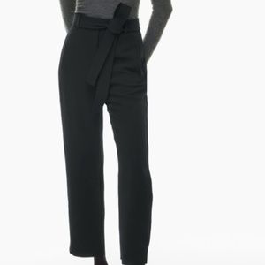 Wilfred Tie Front Pant Size 8 Black